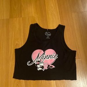 cutoff tank top minnie mouse